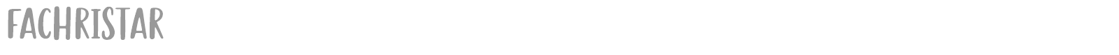 Fachristar font preview